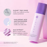 *PREORDEN: The Silk Sunscreen Mineral Broad Spectrum SPF 50 PA++++ with Hyaluronic Acid and Niacinamide 50mL - Tatcha / Protector solar