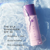 *PREORDEN: The Silk Sunscreen Mineral Broad Spectrum SPF 50 PA++++ with Hyaluronic Acid and Niacinamide 50mL - Tatcha / Protector solar