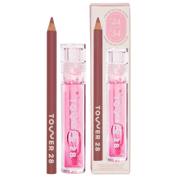 *PREORDEN: Line + Shine Lip Kit - Tower 28 Beauty / Set brillo y lapíz de labios