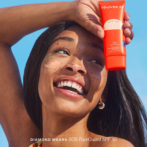 SOS FaceGuard SPF 30 Mineral Sunscreen 50mL - Tower 28 / Protector solar para piel sensible