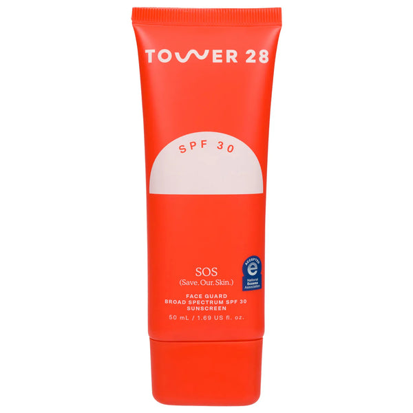 SOS FaceGuard SPF 30 Mineral Sunscreen 50mL - Tower 28 / Protector solar para piel sensible