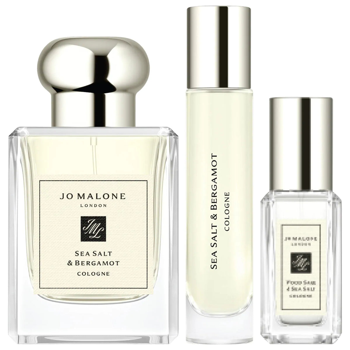 *PREORDEN: Sea Salt & Bergamot Fragrance Layering Cologne Trio Gift Set - Jo Malone London / Set trio de perfumes
