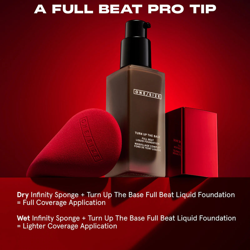 *PREORDEN: Turn Up The Base Infinity Beauty Sponge - One size by Patrick Starrr / Esponja para cremas, líquidos y polvos
