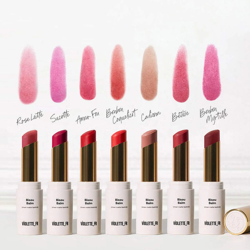 *PREORDEN: Bisou Balm Sheer Matte Lipstick - VIOLETTE_FR  / Bálsamo hidratante