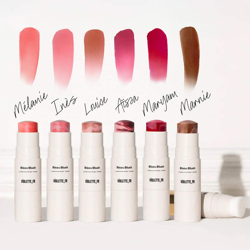 *PREORDEN: Bisou Blush Marbled Cream Blush Stick - VIOLETTE_FR  / Rubor en barra