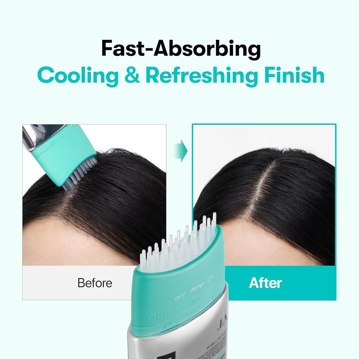 PDRN Reedle Shot Brush Hair Serum, Cooling & Refreshing Scalp Care with Vegan PDRN, Caffeine & Spicule Complex, Lightweight & Non-Greasy Daily Scalp Solution - VT COSMETICS /