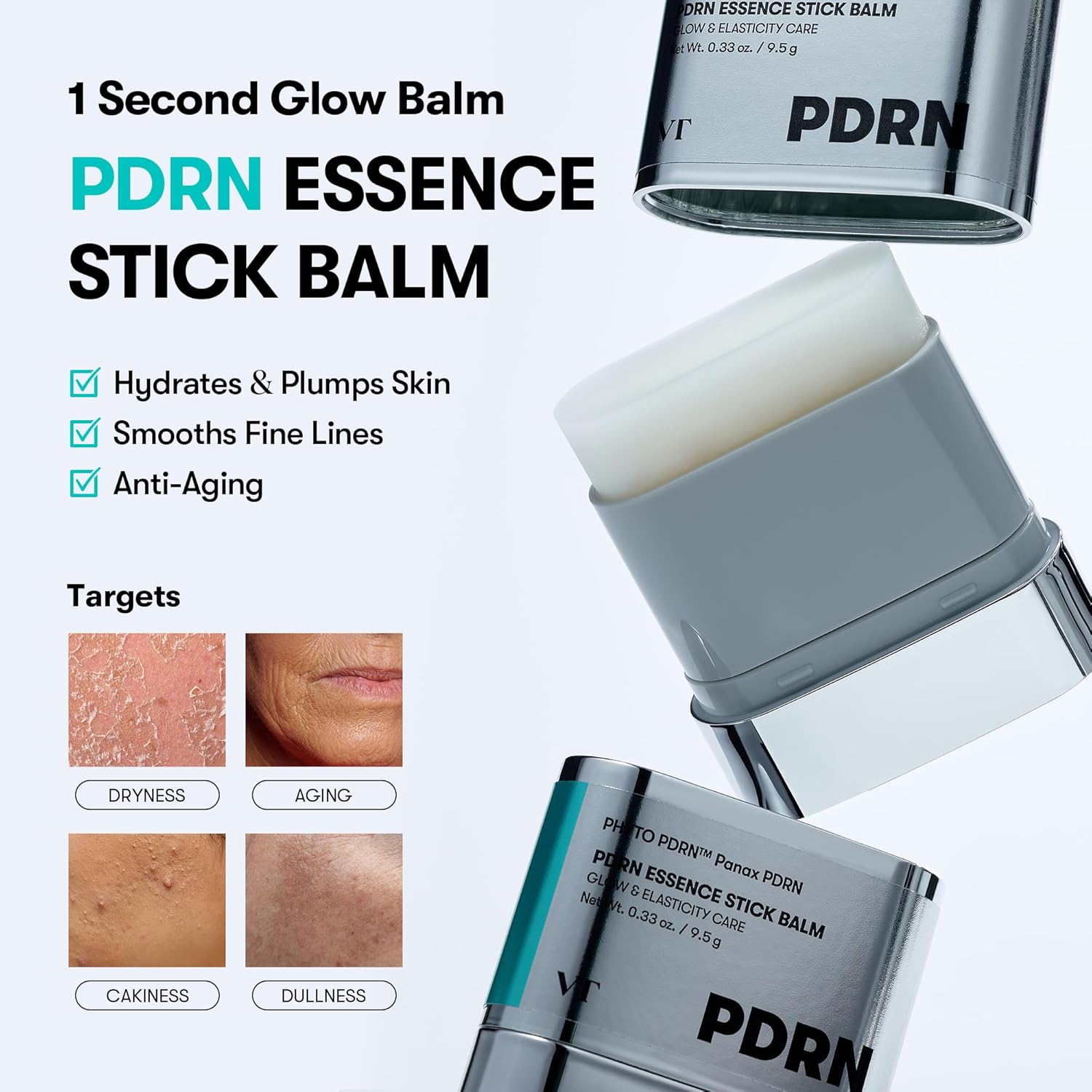 *PREORDEN: PDRN Essence Stick Balm - VT COSMETICS PDRN / Bálsamo para una piel radiante y saludable