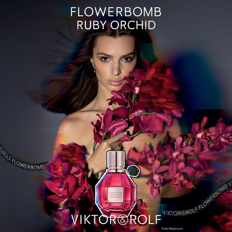 Flowerbomb Ruby Orchid Eau de Parfum 7mL - Viktor&Rolf / Perfume tamaño mini