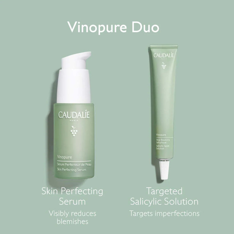 *PREORDEN: Vinopure Targets Acne-Prone Skin Set - Caudalie / Set para ácne absorbe grasa