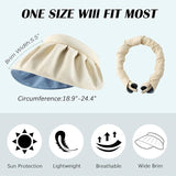 Visor Roll-up Headband UV Protection UPF50+ Sun Hat / Visera de ala grande, protección UV