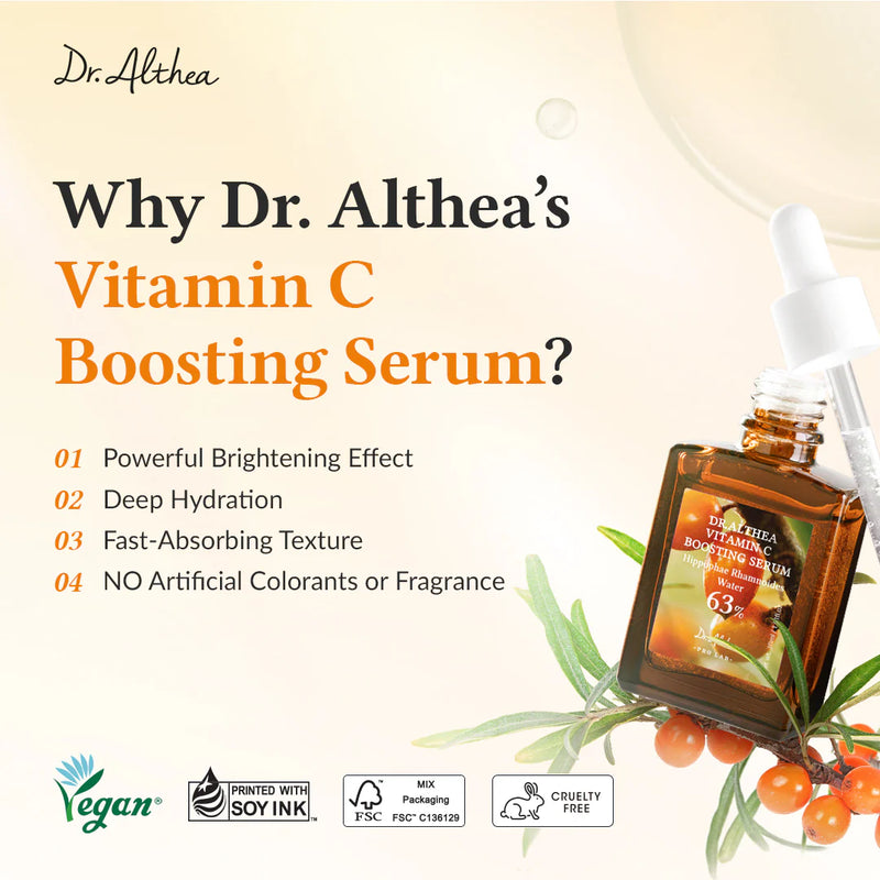 *PREORDEN: Vitamin C Boosting Serum RENEWED - DR.ALTHEA / Suero hidratante e iluminador