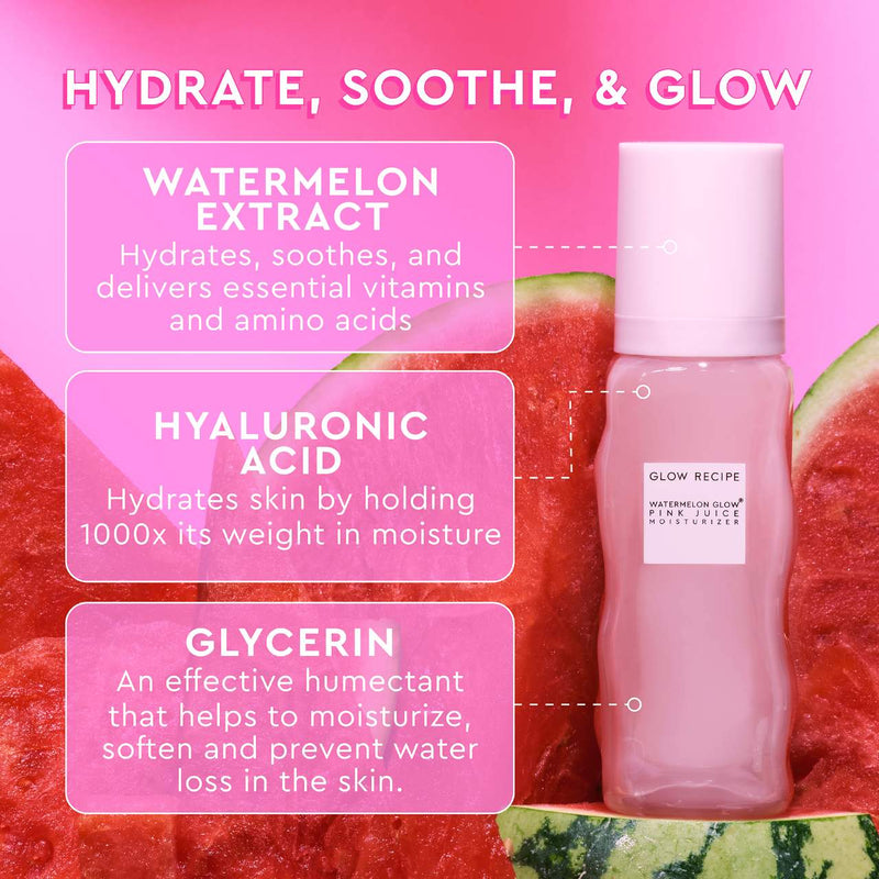 *PREORDEN: Watermelon Pink Juice Oil-Free Refillable Moisturizer - Glow Recipe / Hidratante en gel