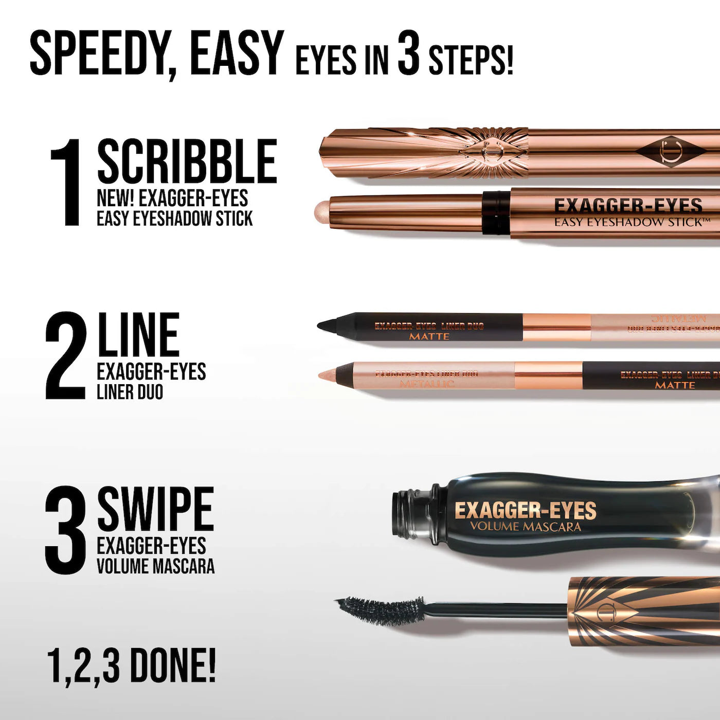 *PREORDEN: Exagger-Eyes Waterproof Eyeshadow Stick - Charlotte Tilbury / Sombra de ojos en barra