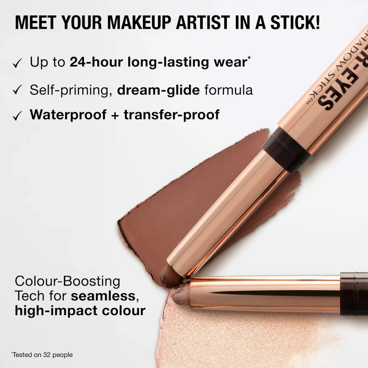 *PREORDEN: Exagger-Eyes Waterproof Eyeshadow Stick - Charlotte Tilbury / Sombra de ojos en barra