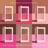 Baby Cheeks + Face Trace Sculpting Powder Duo - Westman Atelier / Rubor y contorno en polvo