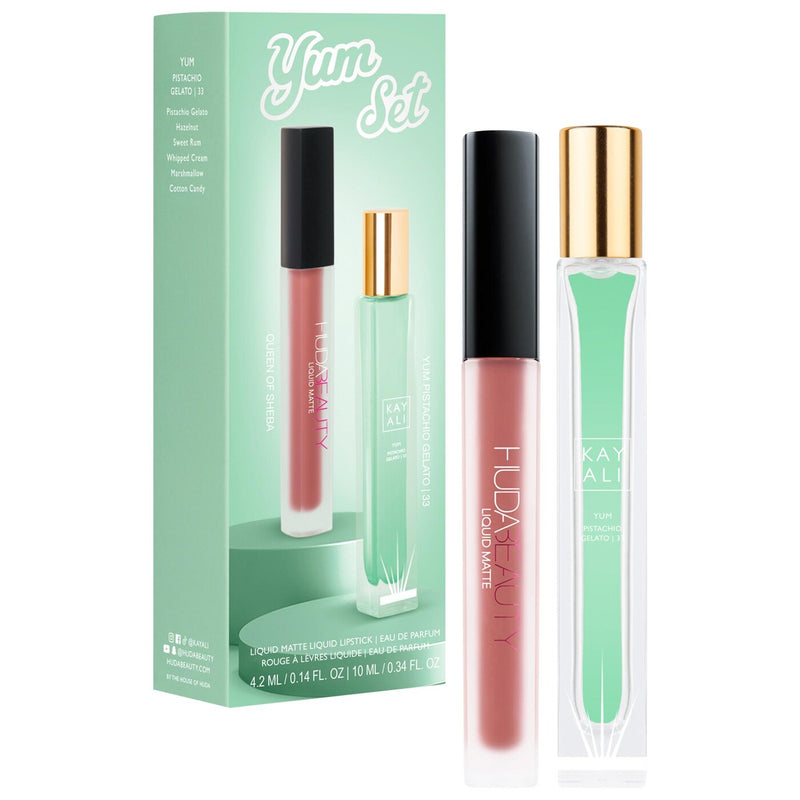 Yum Pistachio Gelato Power Duo / Set de perfume + labial (Edición Limitada)