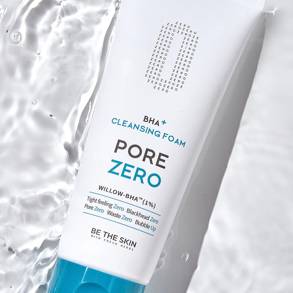 BHA+ Pore Zero Cleansing Foam 5.07 fl oz / 150 ml - BE THE SKIN / Espuma limpiadora para puntos negros