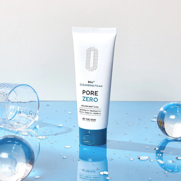 BHA+ Pore Zero Cleansing Foam 5.07 fl oz / 150 ml - BE THE SKIN / Espuma limpiadora para puntos negros