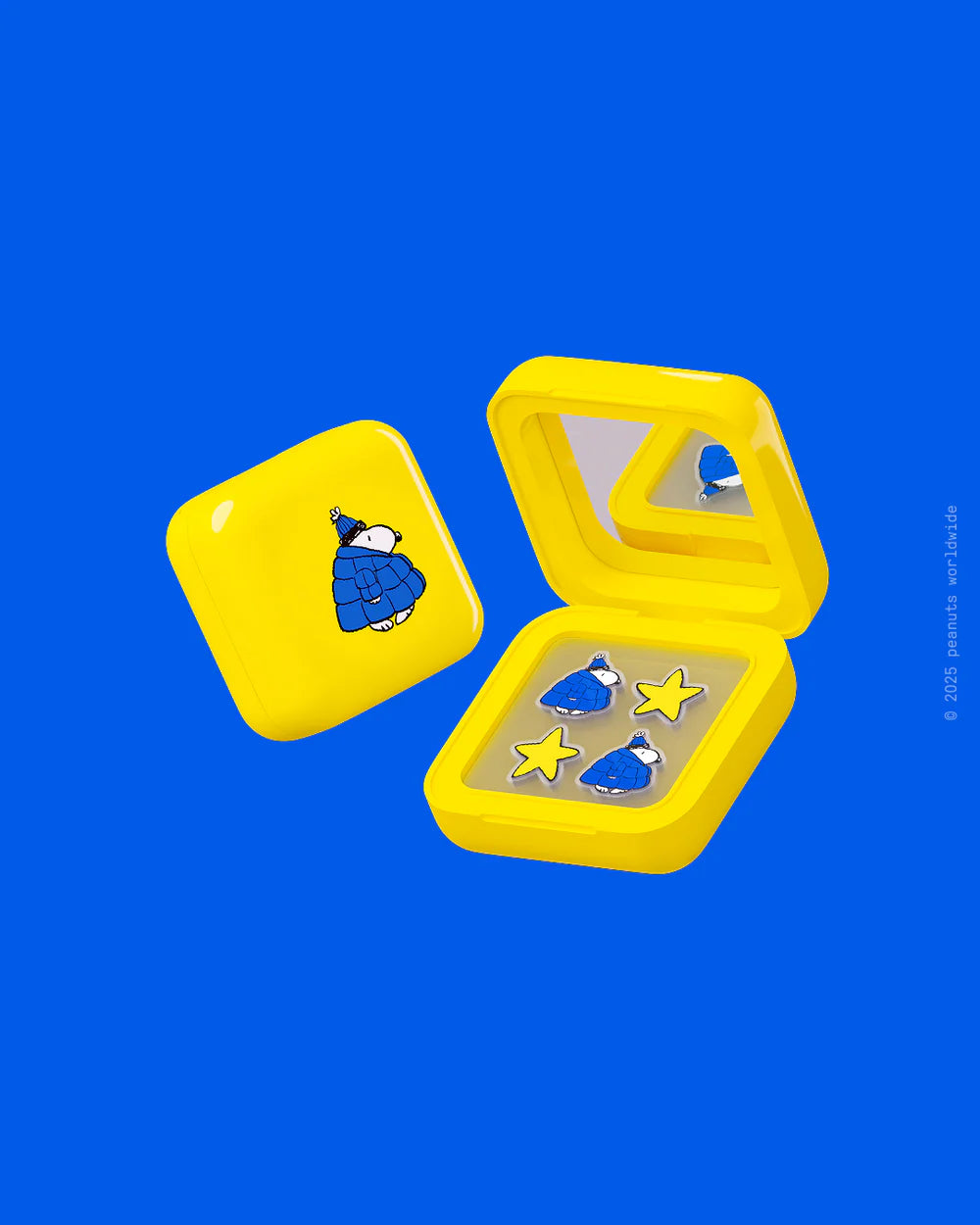 *PREORDEN:big blue snoopy - Starface / Parches para granitos 32ct + Case con espejo