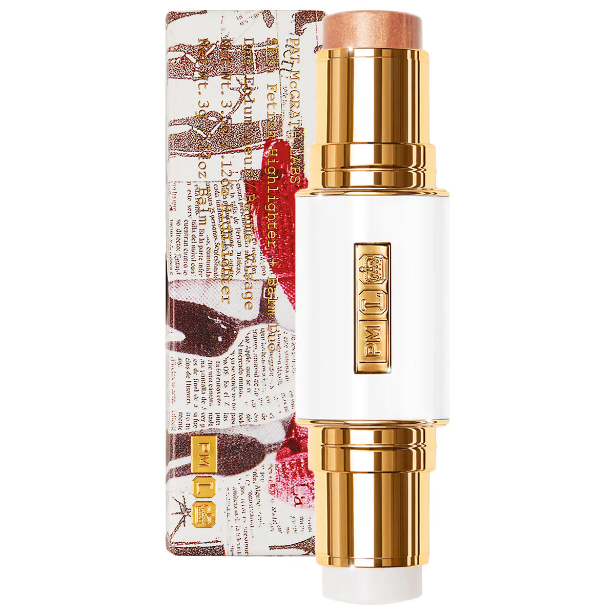Skin Fetish Highlighter & Balm Duo - PAT McGRATH LABS / Barra multifuncional con color, acabado brillante y dewy