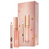 *PREORDEN: Mini Glossy Pink Lip Gloss + Lip Liner Set - Charlotte Tilbury / Set de labios gloss + lapiz