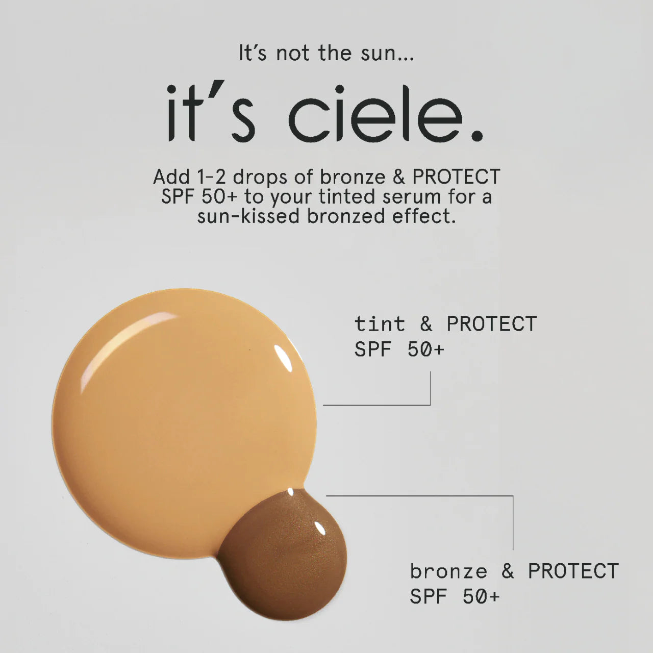 *PREORDEN: Bronzing Concentrate SPF 50 - ciele / Suero bronceador con protección solar