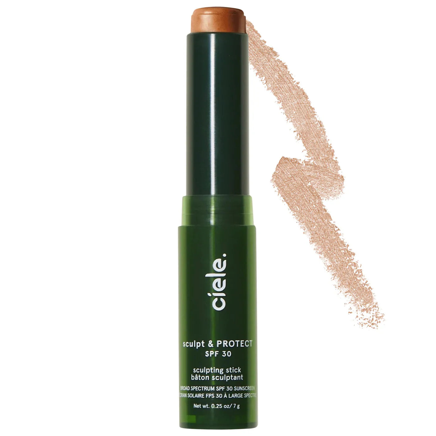 *PREORDEN: sculpt & PROTECT SPF 30+ bronzing cream contour stick - ciele / Bronceador en crema con SPF30