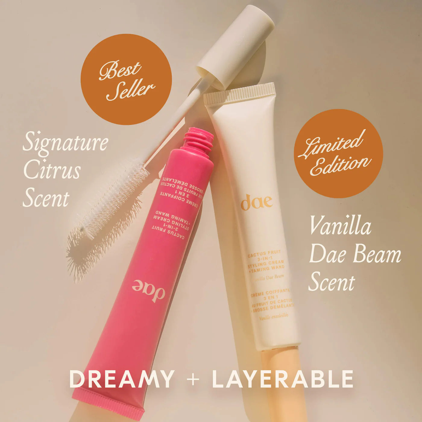 *PREORDEN: Cactus Fruit 3-in-1 Styling Cream with Taming Wand - Dae / Crema para peinar con aroma
