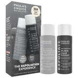 The Exfoliation Experience Kit with 2% BHA + 6% Mandelic Acid AHA - Paula’s Choice / Kit acné, poros, puntos negros, textura.