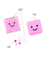 hydro-stars® + big pink - Starface / Parches para granitos rosas con estuche