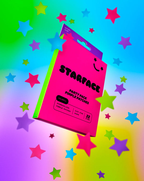 *PREORDEN: Hydro Stars Party Pack (32 estrellas) - Starface / parches para granitos