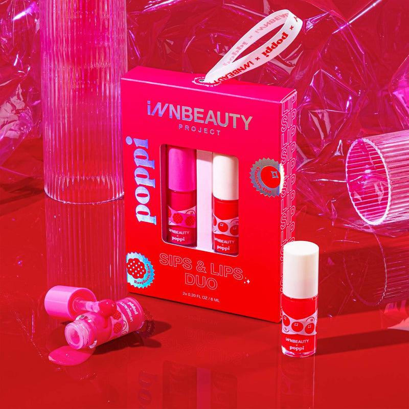 INNBEAUTY PROJECT X poppi Sips & Lips Limited Edition Glaze Duo - iNNBEAUTY PROJECT / Dúo de Gloss
