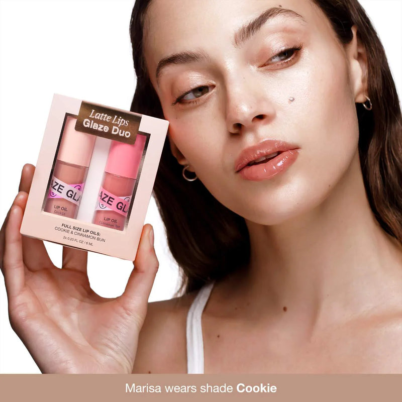 PREORDEN Latte Lips Lip Oil Glaze Duo iNNBEAUTY PROJECT Duo de Gloss EDICION LIMITADA