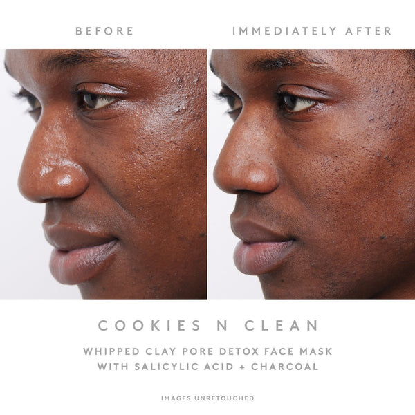 *PREORDEN: Cookies N Clean Whipped Clay Pore Detox Face Mask with Salicylic Acid + Charcoal - Fenty Skin / Mascarilla para poros y textura de la piel
