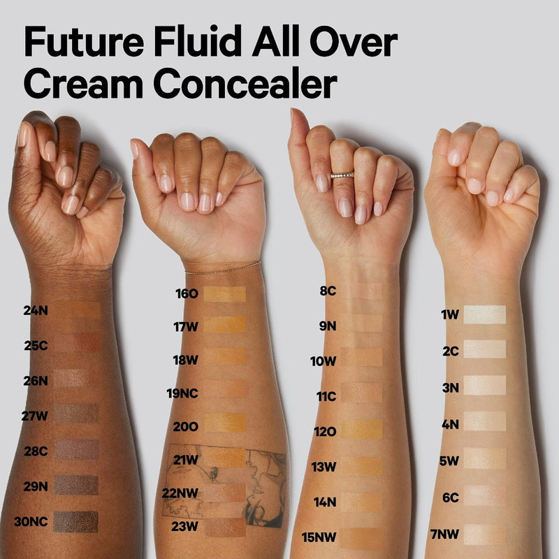 Future Fluid All Over Cream Concealer Tono: 3N - Milk Makeup / Corrector cremoso e hidratante