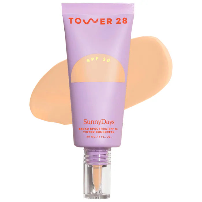 *PREORDEN: SunnyDays SPF 30 Tinted Sunscreen Foundation - Tower 28 / Base con protector solar