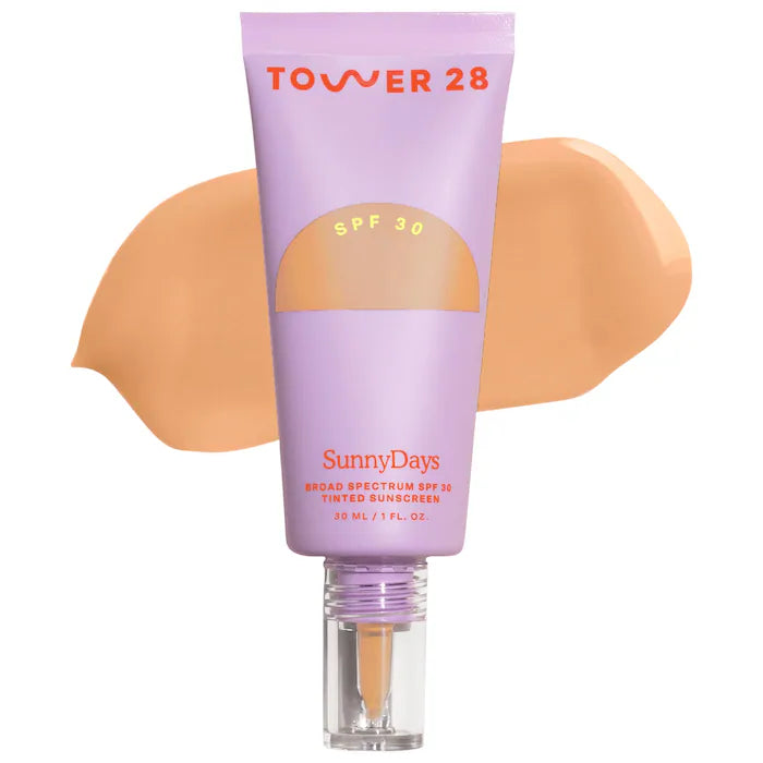 *PREORDEN: SunnyDays SPF 30 Tinted Sunscreen Foundation - Tower 28 / Base con protector solar