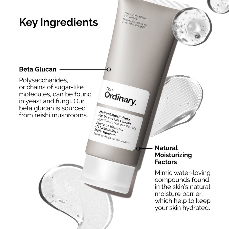 *PREORDEN: Natural Moisturizing Factors + Beta Glucan 100mL - The Ordinary / Humectante en gel