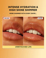 *PREORDEN: Lip Oil Golden Shimmer Glow - Gisou / Tratamiento nutritivo de labios con brillo