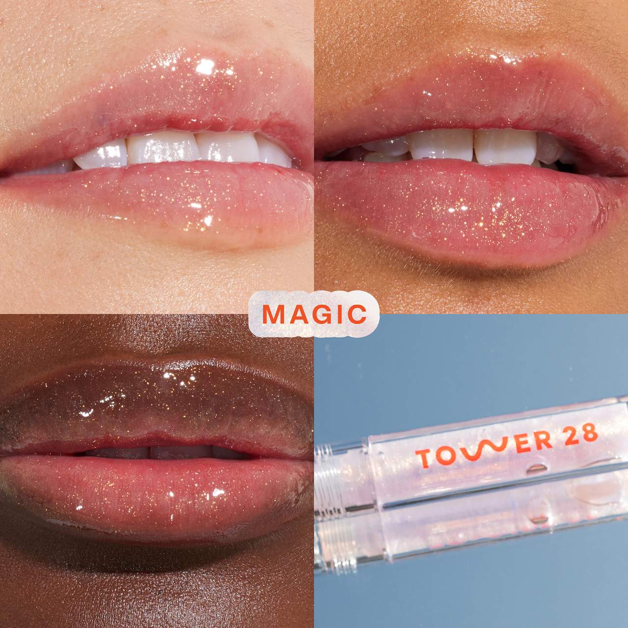 *PREORDEN: ShineOn Lip Jelly Hydrating Non-Sticky Lip Oil - Tower 28 / Labial hidratante