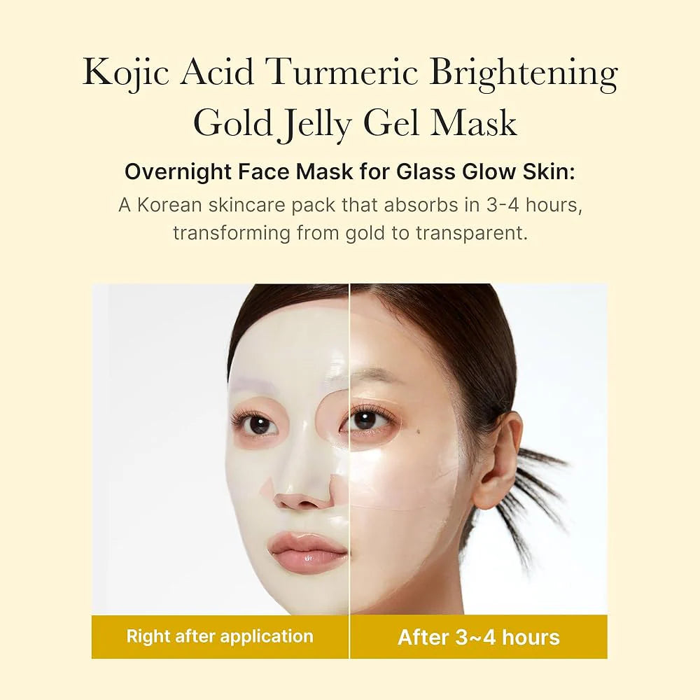 Kojic Acid Turmeric Gold Jelly Gel Mask - Medicube / Mascarilla para piel radiante