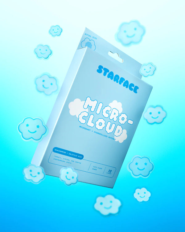 *PREORDEN: Micro-Cloud - Starface / Un parche hidrocoloide + microdart, para granitos etapa temprana 12pz