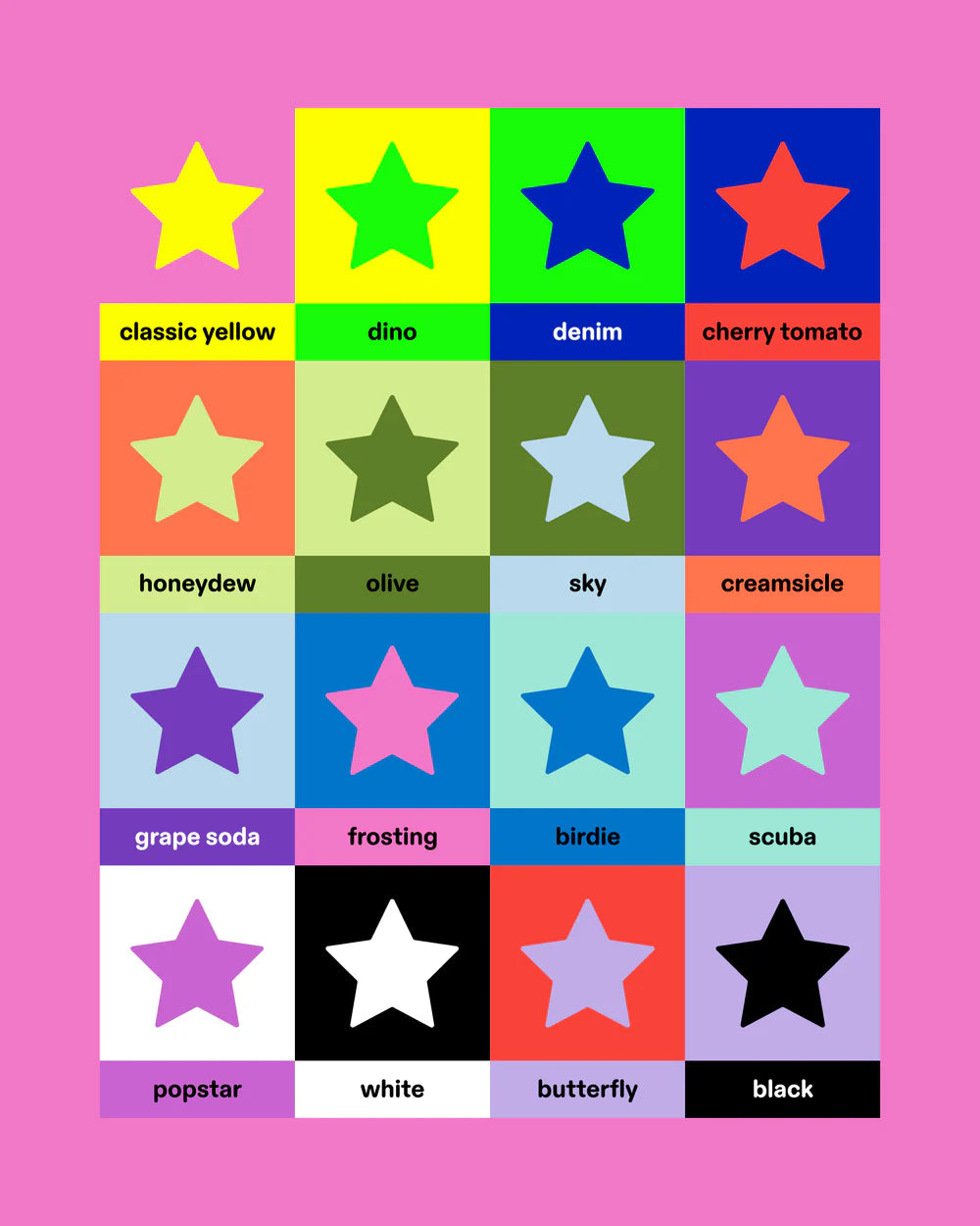 play pack - Starface / Parches para granitos de colores