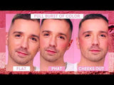 Cheek Clapper 3D Blush Trio Palette - One size by Patrick Starrr / Rubor en crema y polvo e iluminador