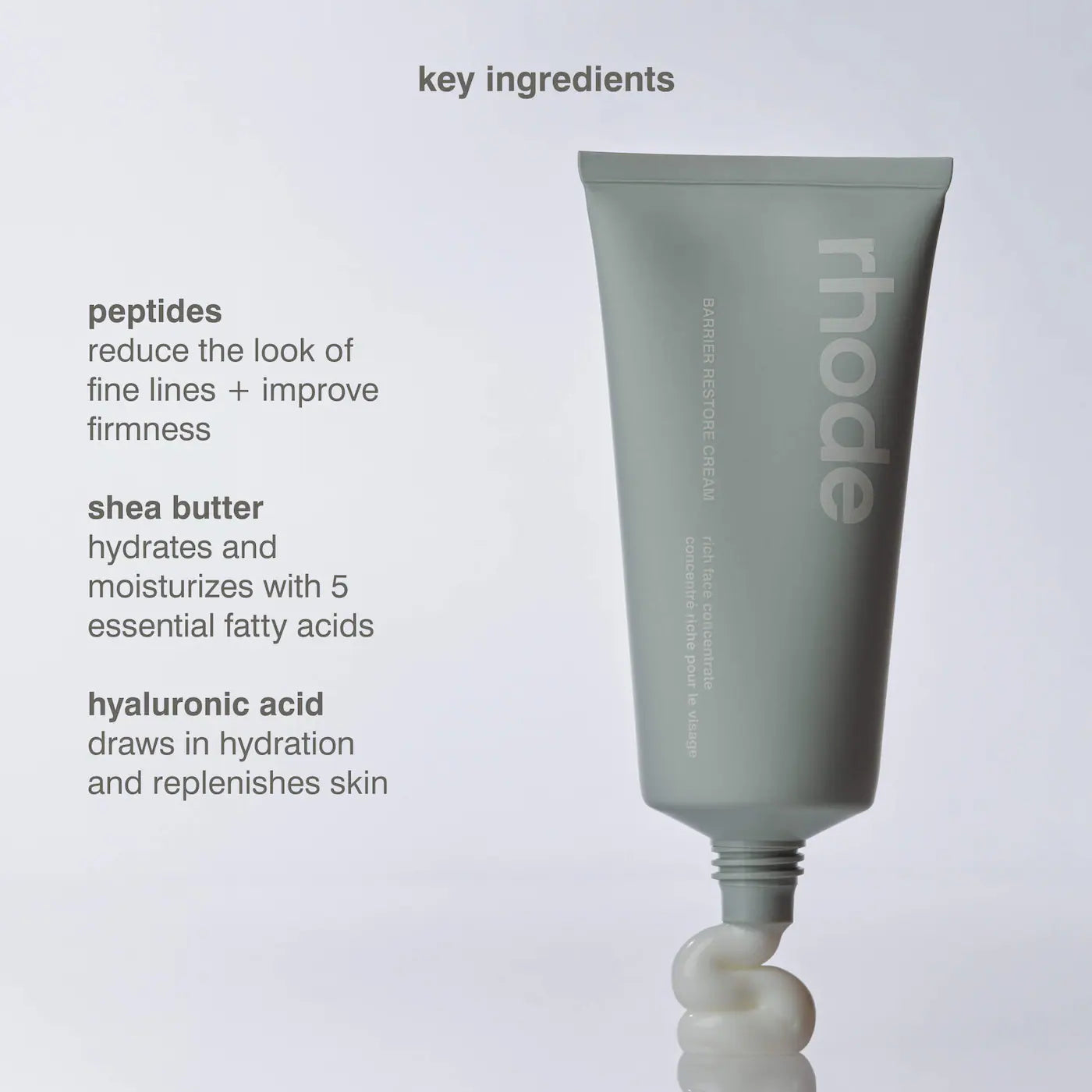 Barrier Restore Cream Comforting Daily Moisturizer - RHODE / Crema hidratante