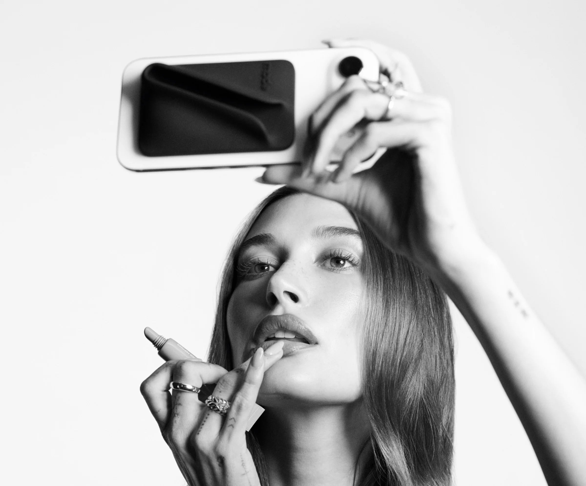 snap-on lip case / funda para labial y celular