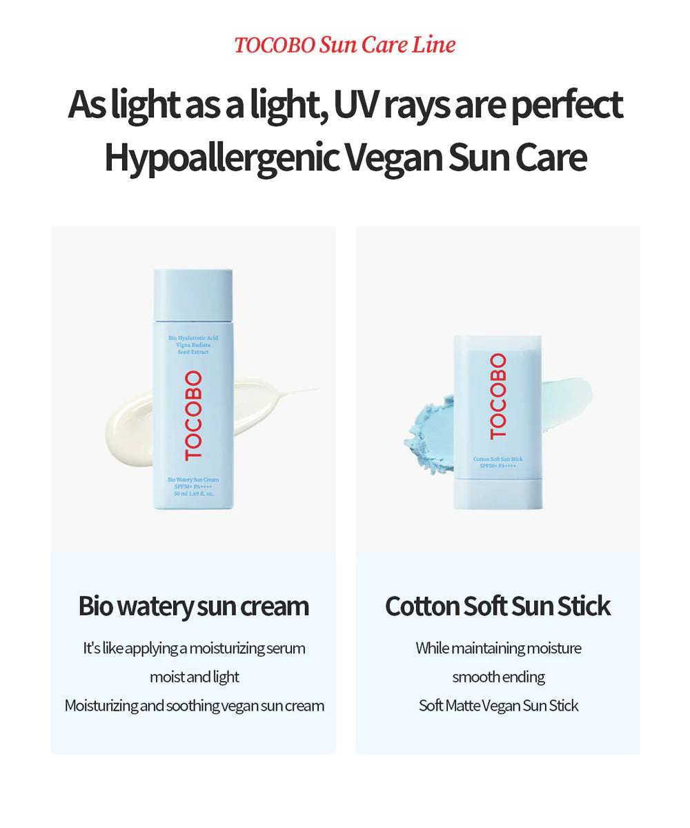 *PREORDEN: Cotton Soft Sun Stick SPF50+ PA++++ -  TOCOBO / Protector solar en barra