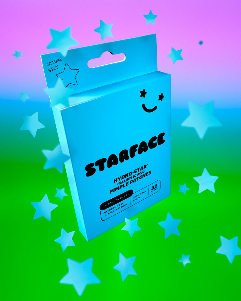 Hydro-Stars + Salicylic Acid Big Blue Refill - Starface / Parches para granitos con ácido salicílico