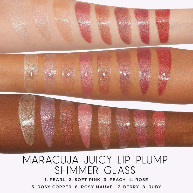 Maracuja juicy shimmer glass lip plump- Tarte / Rellenador y balsamo de labios con brillo