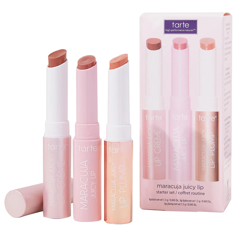 Mini maracuja juicy lip starter set - Tarte / Set 3 piezas para labios